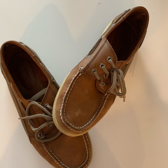 Sperry Other - Sperry Top Side tan shoes men’s size 10
